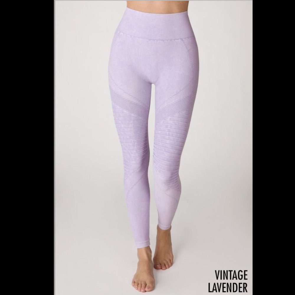 NEW Vintage Lavender Moto Designed High Waisted Jeggings by Nikibiki
